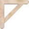 Ekena Millwork Traditional Craftsman Smooth Bracket w/ Offset Brace, Douglas Fir, 5 1/2"W x 26"D x 26"H BKT0604X26X26TRA04SDF - alternate 3
